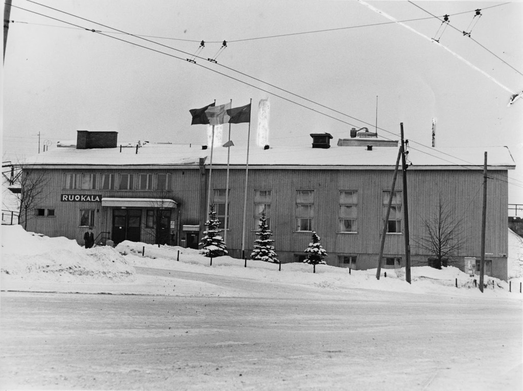 Järjestötalo 1960-luvulla (Kuva: Kauko Sillman Vapriikin kuva-arkisto)