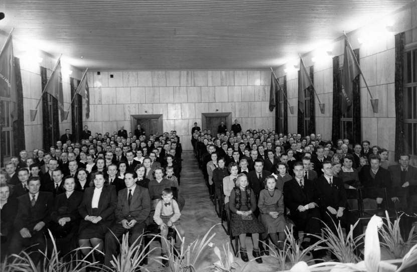 Järjestötalon avajaiset 1950